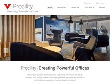 Tablet Screenshot of procility.nl